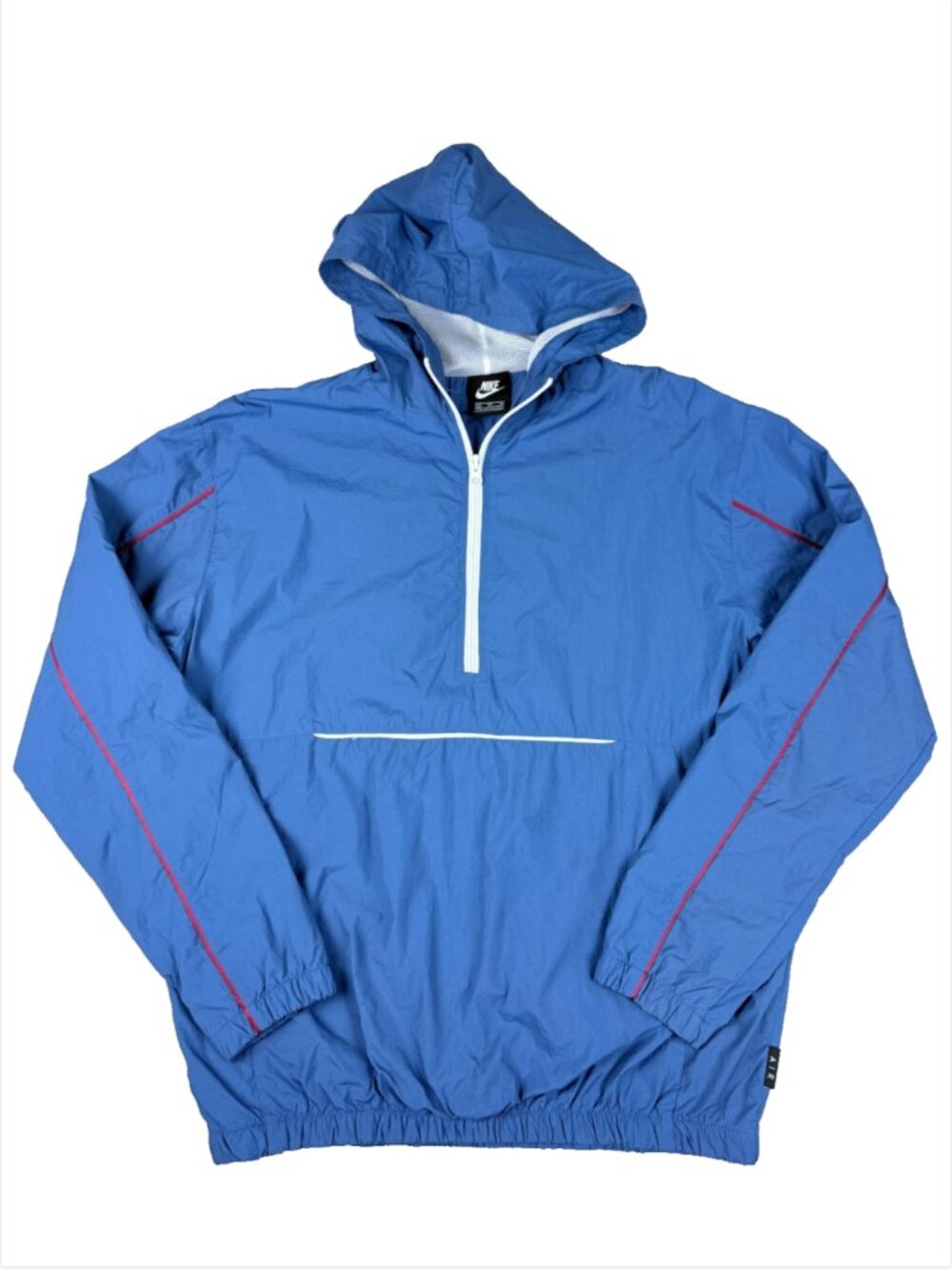 Vintage Style Hoodie Nike Young XL Blue Pullover Sweatshirt